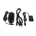 Caruba Canon LP E17 (DR E18) Dummy Batterij + AC E6 Netadapter