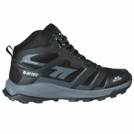 Hiking Boots Hi-Tec Toubkal Mid Waterproof Black - 44