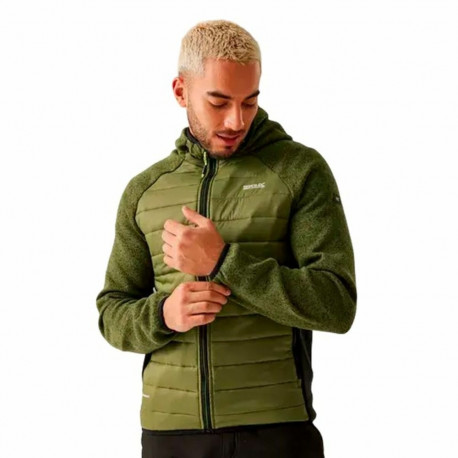 Men's Sports Jacket Regatta Newhill Hybrid Green - L