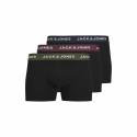 Men's Boxer Shorts Jack & Jones Jacaron Solid Trunks Black - L