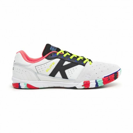 Adult's Indoor Football Shoes Kelme Elite White Black - 44