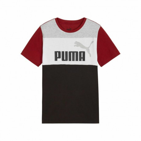 Child's Short Sleeve T-Shirt Puma Ess Block - 9-10 Years