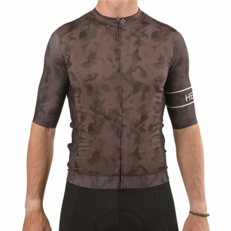 Cycling jersey Hemon Prestiggio Brown - M