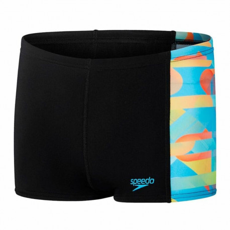 Children’s Bathing Costume Speedo Aquashort Black - 9-10 Years