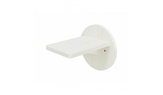 Wall Bracket Trixie White Wood Ø 19 × 22 CM