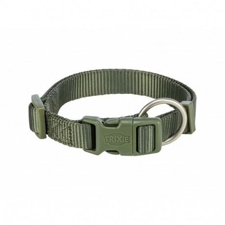 Dog collar Trixie Premium Green Olive S 25-40 cm