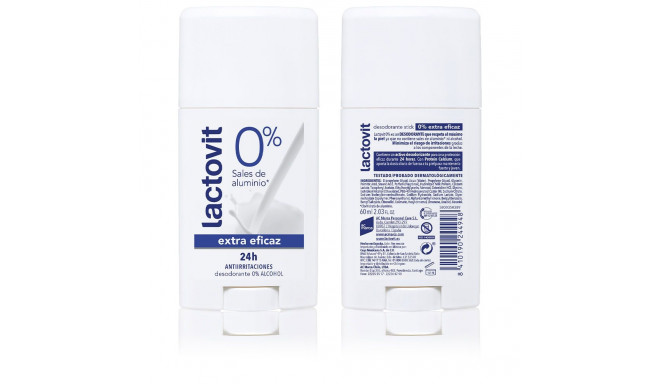 LACTOVIT ORIGINAL EXTRA EFICAZ 0% deo stick 60 ml