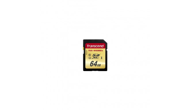 "CARD Card 64GB Transcend SDXC UHS-I U3 95/60 MB/s"