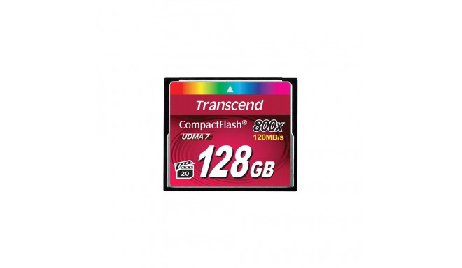 "CARD CompactFlash Card 128GB Transcend TS128G800. MLC"