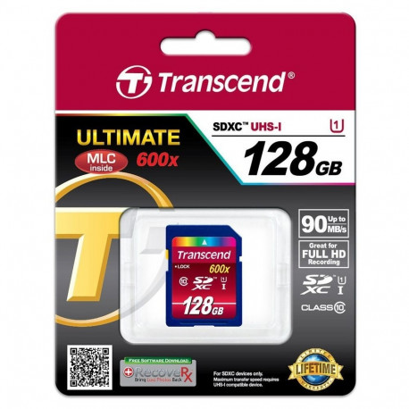 "CARD Card 128GB Transcend SDXC UHS-I 600x"