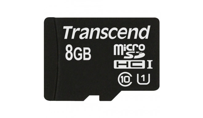 "CARD microSD Card 8GB Transcend SDHC UHS1 (ohne Adapter)"