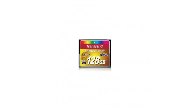 "CARD CompactFlash Card 128GB Transcend TS128GCF1000. MLC"
