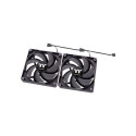 "Thermaltake CT120 PC Cooling Fan CL-F147-PL12BL-A 500-2000rpm - 2Pack"