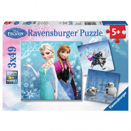"Ravensburger Abenteuer im Winterland 3 X 49 Teile Puzzle"