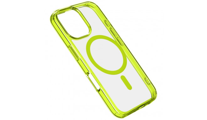 "Cellularline Iconic MAG MagSafe Case iPhone 16 Pro Lime"