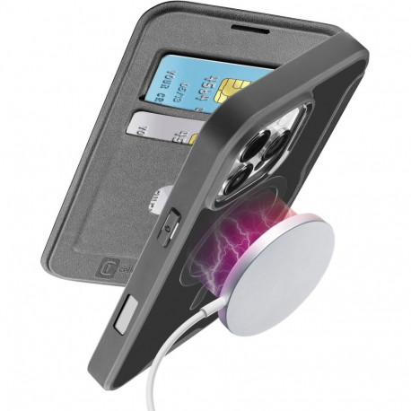 "Cellularline Book Case Daily MAG iPhone 16 Pro Max Black"