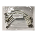 "Equip Patchkabel Cat6A 10x/set S/FTP 2xRJ45 0.25m ws Plat."