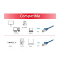 "Equip Patchkabel Cat6A S/FTP 2xRJ45 1.00m blau LSZH Polybeutel"