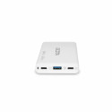 "N Dicota Desktop 3-Port Charger (65W) white"