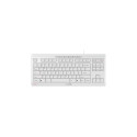 "CHERRY TAS STREAM KEYBOARD TKL Corded EU-Layout grau"