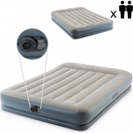 Intex Inflatable mattress 203x152cm with pump, double Intex 64118ND