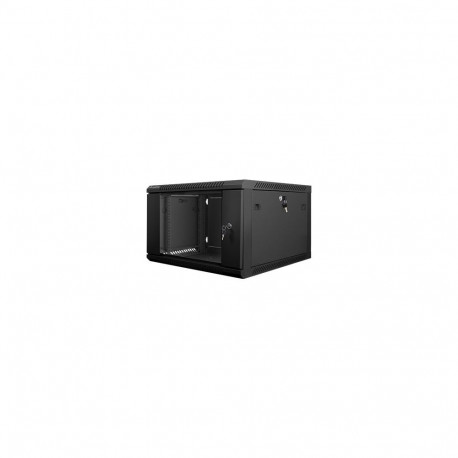 Lanberg | Rack cabinet 19" wall-mount 6U/600x600 (flat pack) | WF01-6606-10B | Black