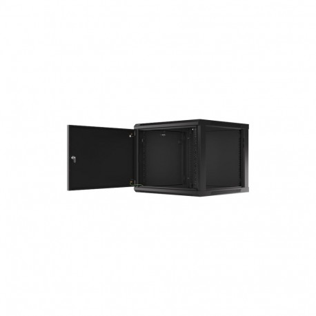 Lanberg 19" seinakinnitusega 9U/600x600 (kokkupandav) metalluksega rack-kapp WF01-6609-00B must
