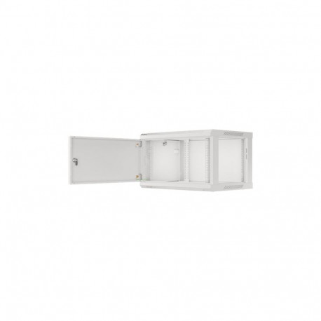 Lanberg | Rack cabinet 19" wall-mount 6U/600x450 for self-assembly with metal door (flat pack) | WF0