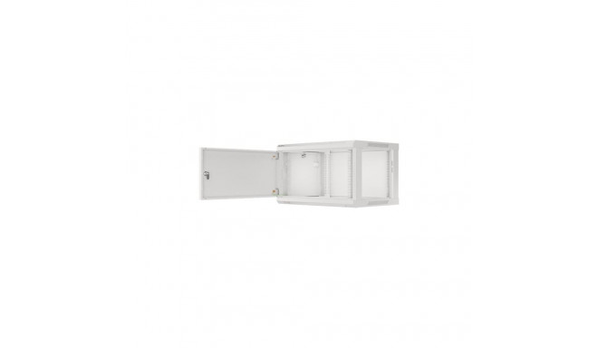 Lanberg 19" seinakinnitusega 6U/600x450 isekokku pandav metalluksega seinakapp (tasapinnaline pakk) 