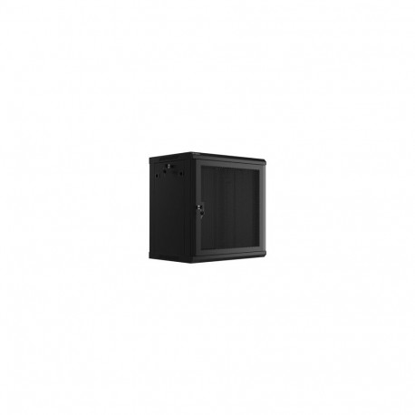 Lanberg 19" seinapealne 12U/600x450 perforeeritud uksega seinakapp (kokkupandav) WF01-6412-23B must