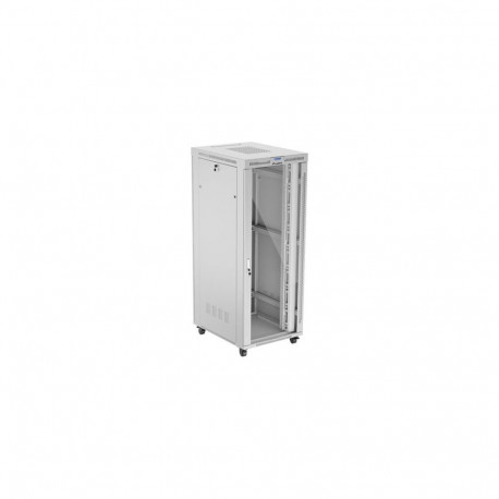 Lanberg | Rack cabinet 19" free-standing 42U/800x1000 (flat pack) with glass door, LCD | FF01-8042-1
