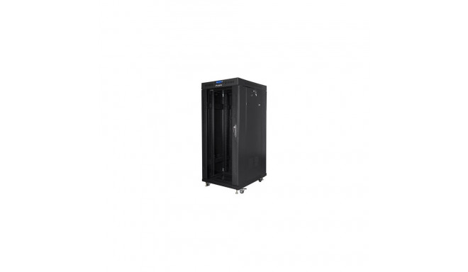 Lanberg | Rack cabinet 19" free-standing 27U/800x1200 (flat pack) with glass door, LCD | FF01-8227-1