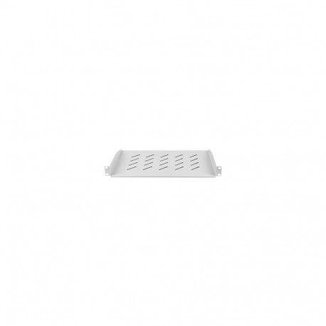 Lanberg 19" fixed shelf 1U/483x315mm, max load capacity up to 25kg | AK-1008-S | Grey