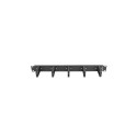 Lanberg 19" kaablihoolduspaneel 5 plastist hoidjaga 1U tüüp B | AK-1202-B | must