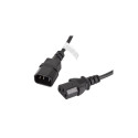 Lanberg IEC 320 C13–C14 kaabel CA-C13E-10CC-0018-BK