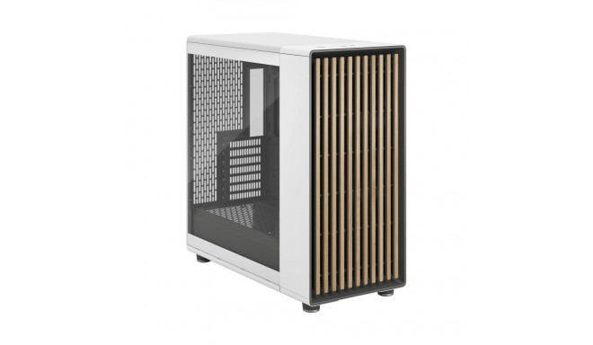Fractal Design Computer Case | North XL | Chalk White TG Clear | ATX | Power supply included No
