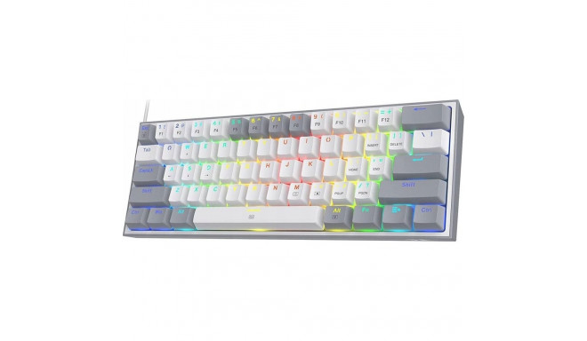 Redragon K617 Fizz punane lüliti klaviatuur (K617WG-RGB)