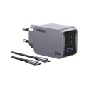 Ugreen Nexode Pro laadija 1x USB-A 2x USB-C (UGR1833)