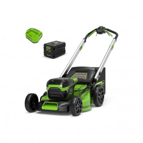 Greenworks juhtmevaba muruniiduk 60V harjavaba mootor, 51 cm komplekt, laadija + 1 4Ah aku (GD60LM51