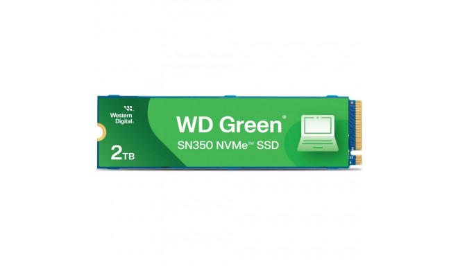 WD Green SN350 2TB M.2 2280 PCI-E x4 Gen3 NVMe SSD (WDS200T3G0C)