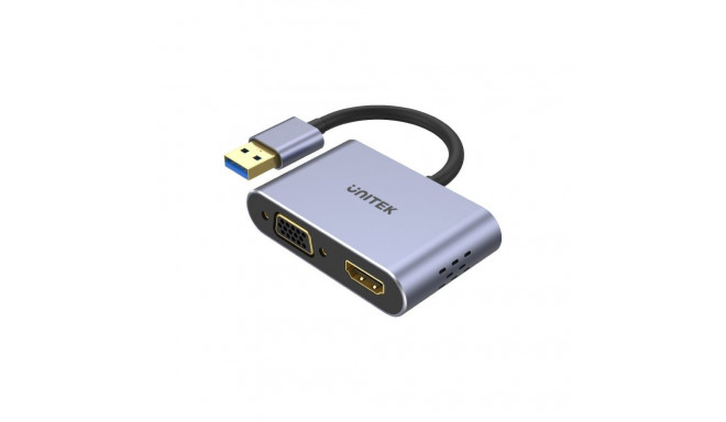 Unitek USB-A jaam/replicaator (V1304A)