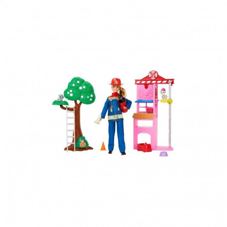 Barbie Mattel Career Doll. Firefighter Doll HRG55