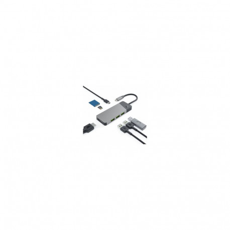 Docking station Green Cell USB-C 85W 7in1