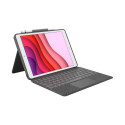 Logitech Combo Touch iPadile (7., 8. ja 9. põlvkond) - GRAFIIT - UK (920-009629)