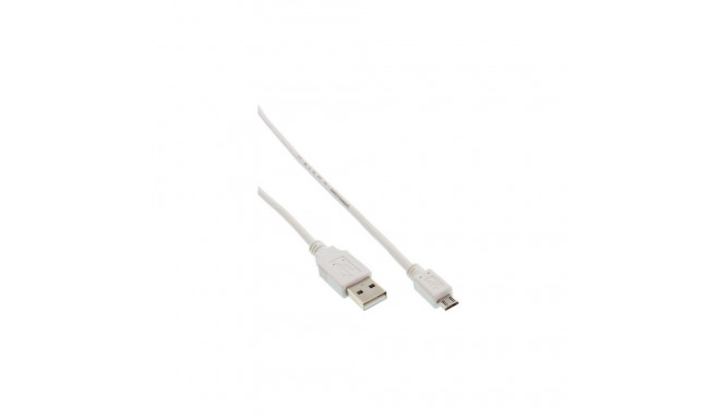 USB kaabel InLine microUSB 1,5m must (31715Q)