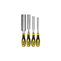 DREL HALF-ROUND WOOD CHISELS SET 4 pcs 14/18/24/38mm