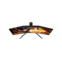 AOC CU34G4Z 34-tolline 3440x1440 1ms 2xHDMI DP USB must/punane