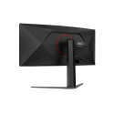 AOC CU34G4Z 34-tolline 3440x1440 1ms 2xHDMI DP USB must/punane