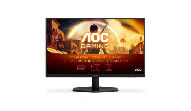 AOC 27G42E 27inch Gaming Monitor 180Hz 1920x1080 1ms HDMI DP Black