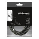 GEMBIRD CCP-USB3-AMCM-6 USB 3.0 kaabel type-C AM/CM 1,8 m must